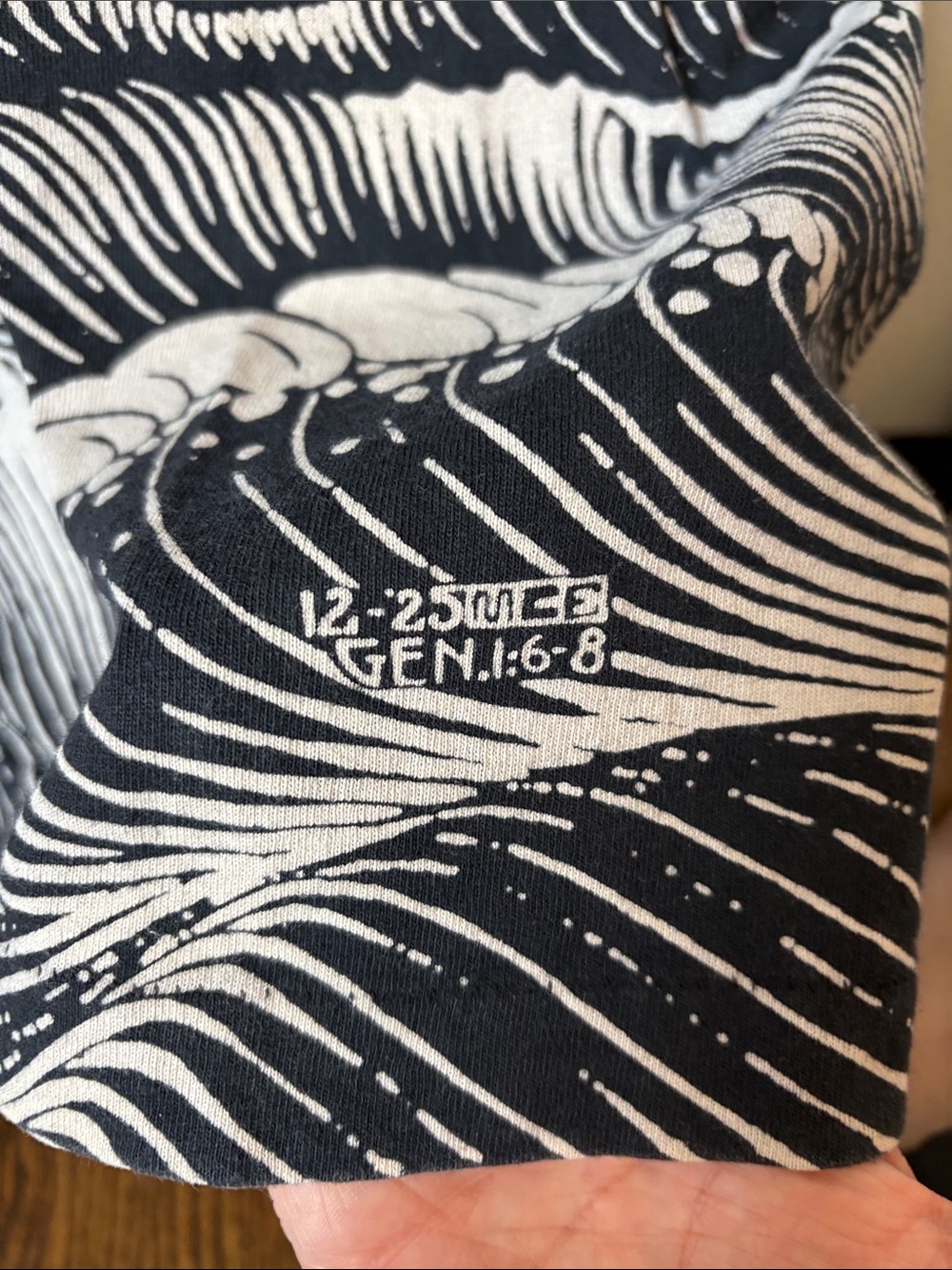 MC Escher Vintage single stitch tee t-shirt the second day of creation men’s LG - Picture 4 of 9
